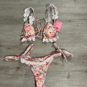 Strawberry Milk Mob Bikini Set